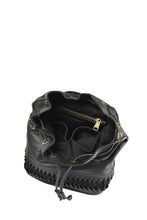 Debby Laser2 Vintage Lasercut Leather Bucket Bag