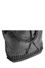 Debby Laser2 Vintage Lasercut Leather Bucket Bag