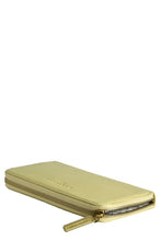 Lesley Luxury Leather Zip Wallet in Perlmutt