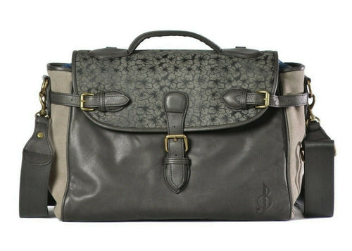 Jesse Boykins Large Leather Messenger Bag Convertible to Backpack
