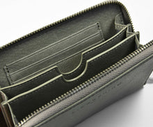Isabella B Leather Medium Zip Around Wallet