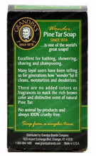 Pine Tar Soap - The Original Wonder Soap 3.25oz 92g Bar