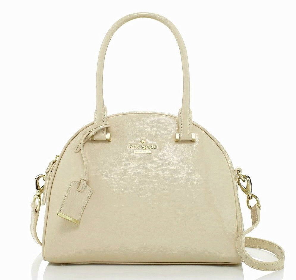 Cedar Street Small Pearl Patent Leather Bag – Glameur New York