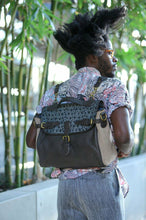 Jesse Boykins Large Leather Messenger Bag Convertible to Backpack