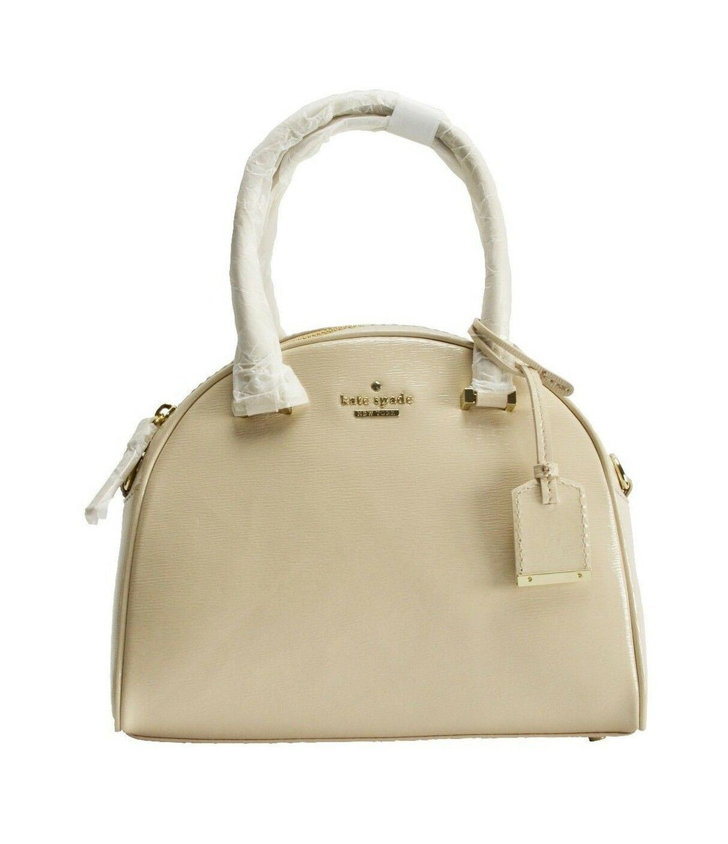 kate spade cameron street binx mini backpack Cedar Street Small Pearl Patent Leather Bag – Glameur New York