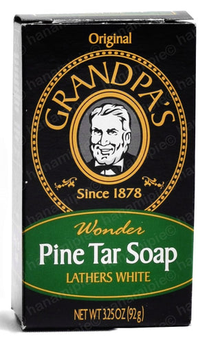 Pine Tar Soap - The Original Wonder Soap 3.25oz 92g Bar